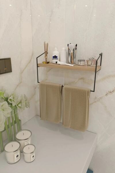 Trend KenT ديكور فاخر حامل المناشف المعدنية الحمام منظم مطبخ حامل منشفة اليد ...