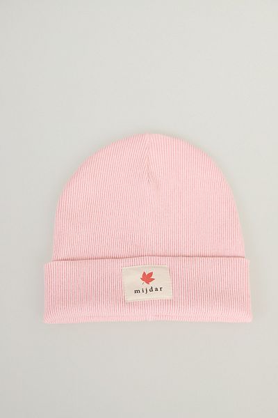 Mijdar Children's Unisex 30/1 Cotton Beanie Powder Standard Age 5-12