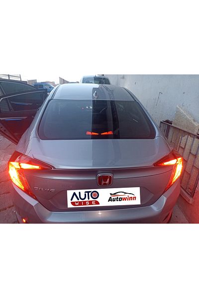 Autowise Honda Civic FC5 3rdCat Eye Carbon Cover Plexiglass For Stop Lamp