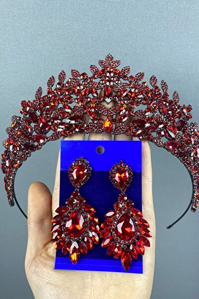 Bride Aksesuar Dünyası Accesoriu de mireasă Henna Red Sena Model Yaprak cu mo...