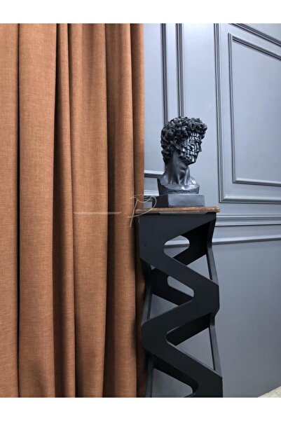 rendecioğlutekstil Fon Perde Natural Keten Ultra Dökümlü Lüx Perdelik