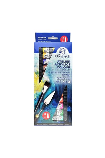 Van Dyck Atelıer Akrilik Boya 12 Ml (12 Li) Set