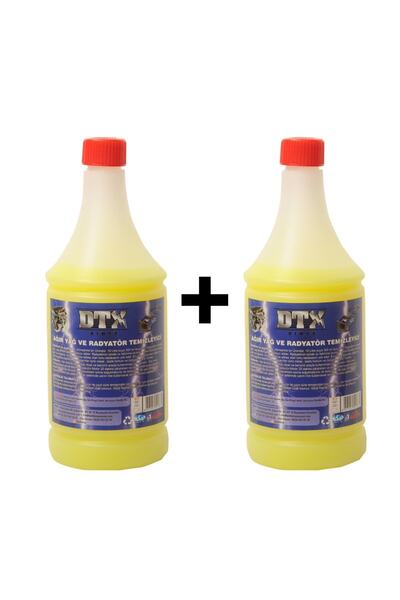 Dtx Kimya 2 Adet Ağır Yağ Ve Radyatör Temizleme Ilacı Sarı 500 Ml