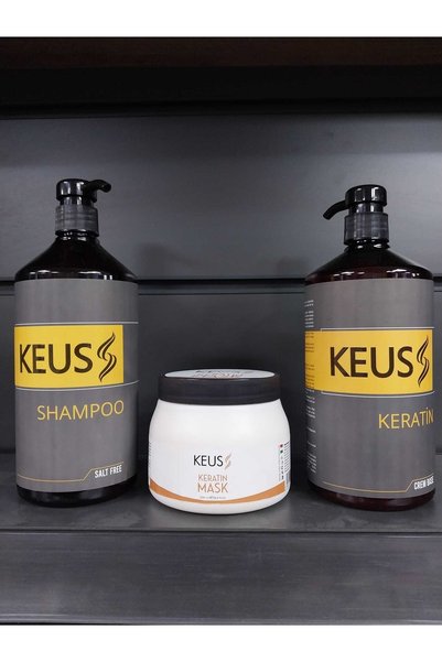 KEUS Keratin Düzleştirici Bakım 3 lü Set