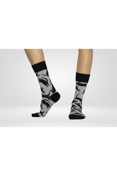 JIGGLE WIGGLES 2 'li Kedili Kutulu Çorap ( 1 Kadın & 1 Erkek Çorap )