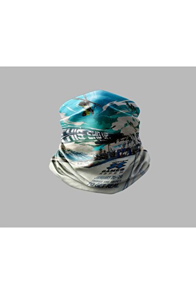 Buffalo Ski & Mountain Designed Biker Buff Mask Outdoor Neck Collar Unisex Ba...