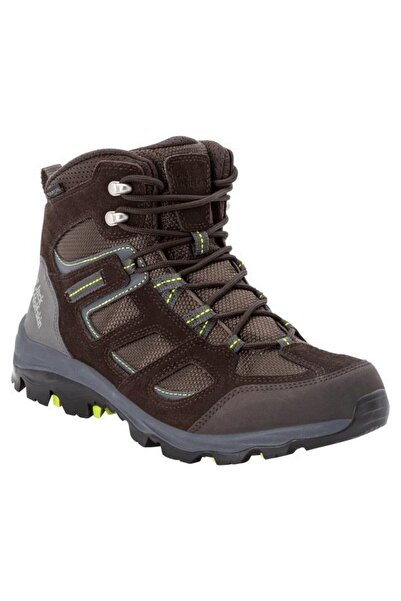 Jack Wolfskin 4042461 Vojo 3 Texapore Mid M Dark Brown/Lime Men's Outdoor Boots