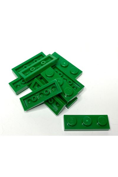 LEGO Moc Custom Accessory Creator Plate 1 X 3 Flat Brick Green 8 Pieces Will Be Sent