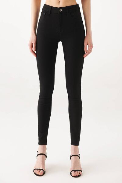 Livik Blugi Slim Fit Lycra cu talie înaltă - Strângere