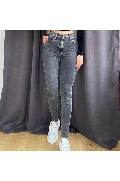 Livik Kami Smoked Snow High Waist Lycra Slim Fit Jean Pants Recovery