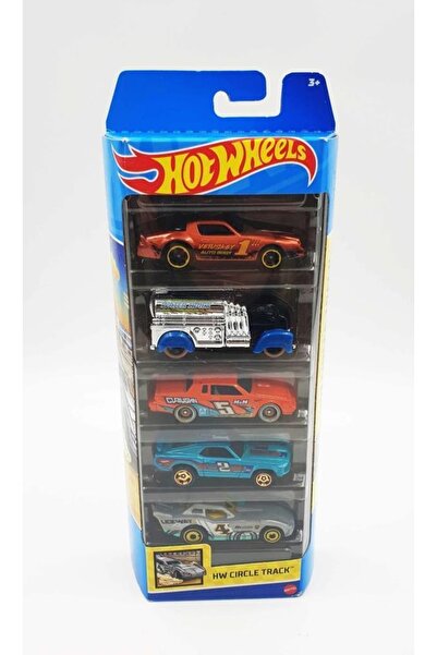 HOT WHEELS 1806 Hot Wheels Beşli Araba Seti Hw Cırcle Track HLY65