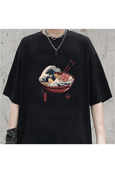 Touz Μπλουζάκι Satu Moda & Eat Art Μαύρο Unisex Oversize