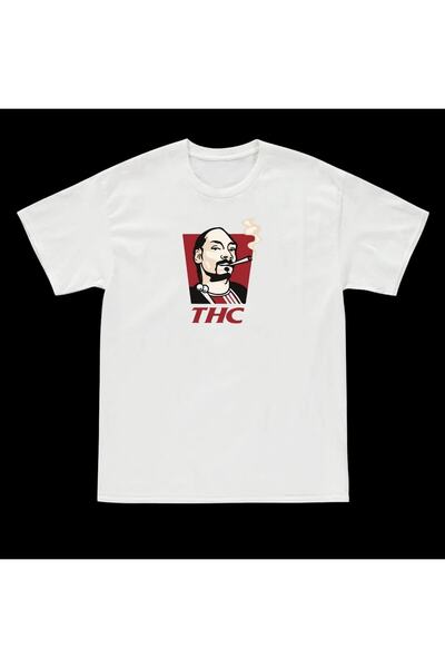 TIMESWASTINGIRL Tricou unisex oversize cu imprimeu Snoop Dogg