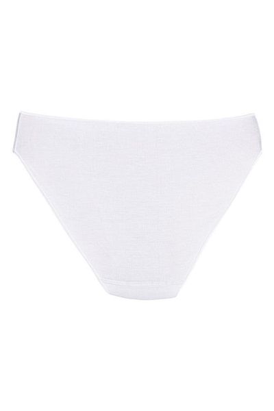 YILDIZ Chiloți bikini 12 bucăți din bambus, fără urme, alb 3960
