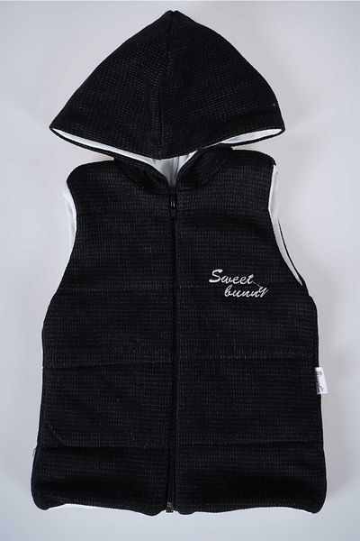MİNİKO KİDS Hooded Zippered Baby Cotton Vest