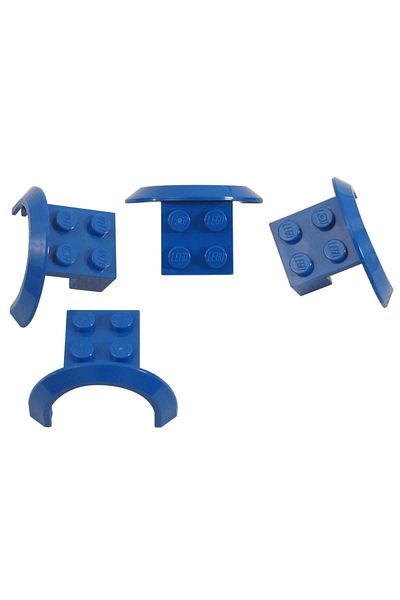 LEGO Technic Custom Accessory Vehicle Mudguard 4 X 2 X 1 Long Mudguard Blue 4 Pieces Will Be Sent