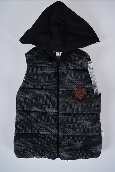 MİNİKO KİDS New Season Hooded Zippered Baby Cotton Vest