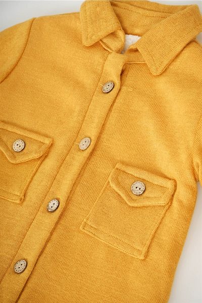 MİNİKO KİDS Unisex Buttoned Front Welsoft Jumpsuit with Fur Inside