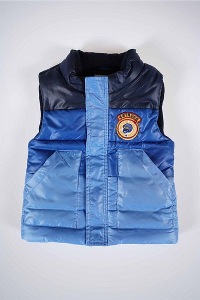 MİNİKO KİDS Baby Boy Inflatable Vest with Fleece Inside