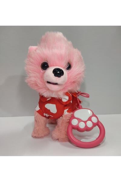 Can Oyuncak /Paten Bade Oyuncak Kumandalı Sesli Yürüyen Sevimli Peluş Köpek