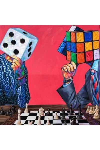 kendinyaphobi Sayılarla Boyama Seti Rulo Çerçevesiz Zeka Oyunları 40x50 cm