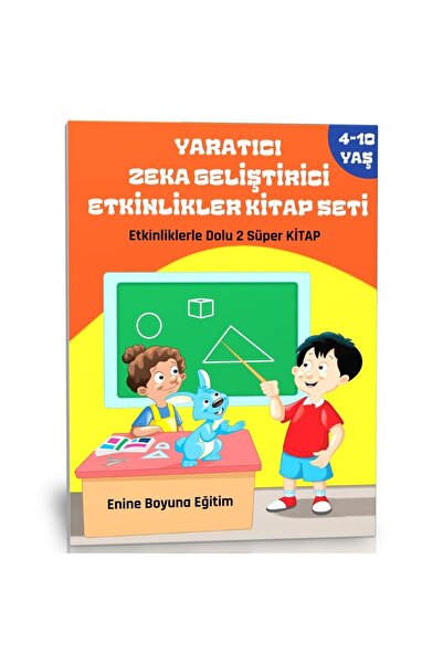 Enine Boyuna Eğitim Creative Intelligence Developer Activity Book Set (Ages 4...
