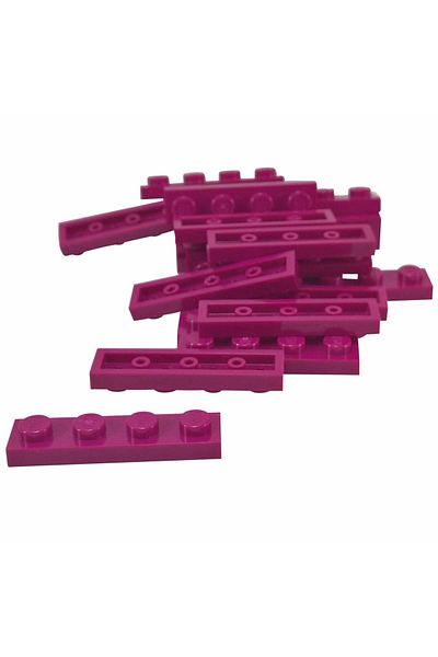 LEGO Moc Custom Accessory Creator Plate 1 X 4 Flat Brick Coral 8 Pieces Will Be Sent