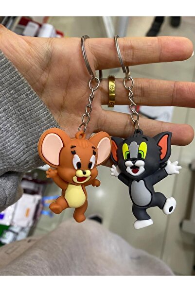 YILDIRIM OYUNCAK 3d Tom Ve Jerry Anahtarlık Çanta Aksesuarı 2'li Set