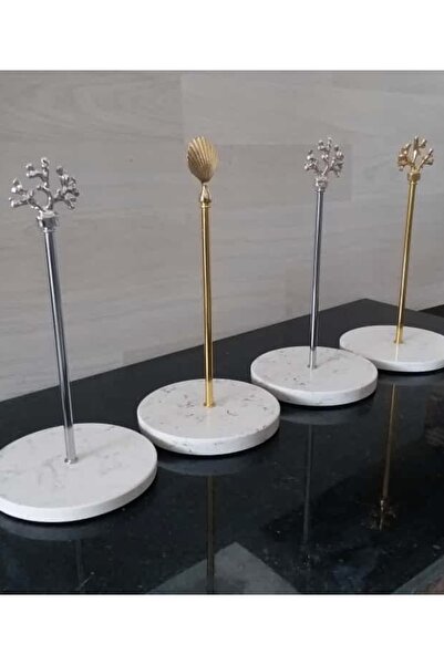 afralya home Marble Paper Towel Holder, Countertop Paper Towel Holder