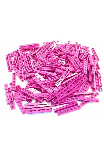 LEGO Original Moc Custom Accessory Creator Plate 1 X 6 Flat Brick Coral 10 Pieces Will Be Sent
