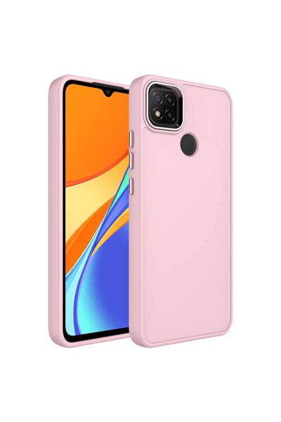 KZY İletişim Xiaomi Redmi 10a Kapak Renkli Metal Kamera Çerçeveli Class Içi K...