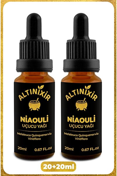 ALTINİXİR Nioli Uçucu Yağı %100 Saf Sertifaklı 2x20ml (niaouli Uçucu Yağı)