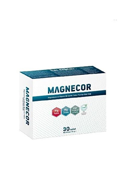 magnecor ,magnezyum Ve B6 Vitamini Içeren Gıda Takviyesi - 30 Tablet