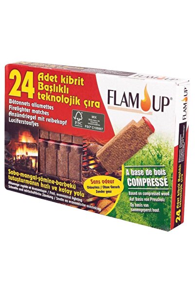 Flam Up Kibrit Başlıklı Teknolojik Çıra 24lü