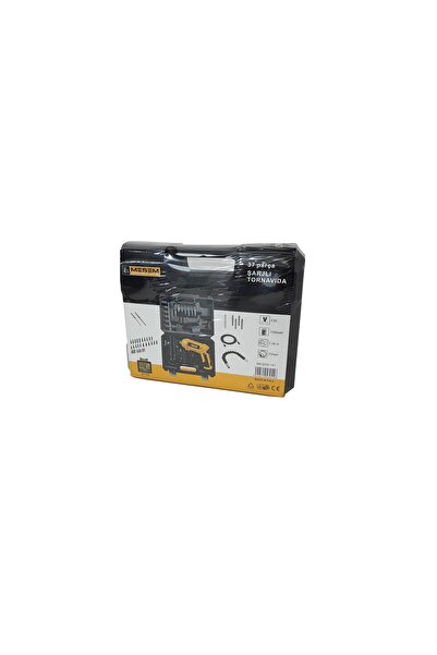 Meşem 37 Parça Şarjlı Tornavida 10mm 4.0v 1500mah 250rpm
