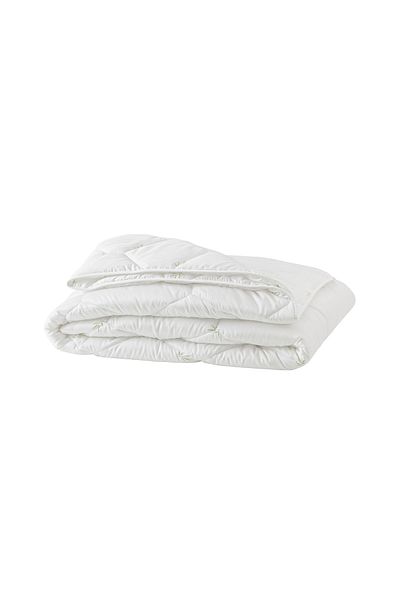 Yataş Cuvernă de o singură dimensiune Nuevo Bamboo 300 Gr/m2 - Albă