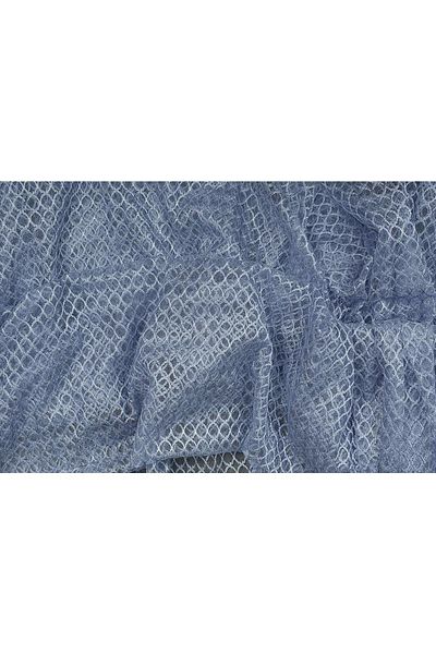 AKÇA TEKSTİL Orchid Model Gray Color Single Wing Pleated Background Curtain 75*260 Cm
