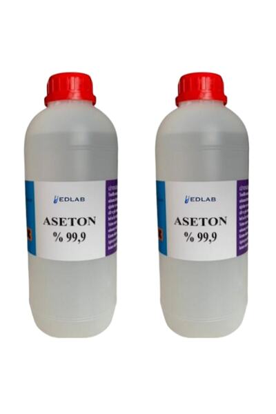 Edlab Saf Aseton % 99.9 2 Litre Sertifikalı