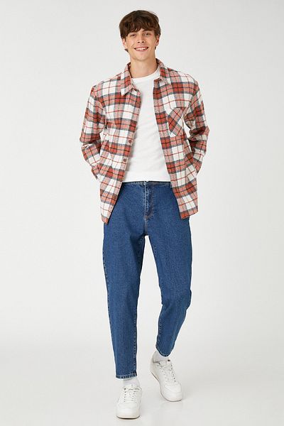 Koton Ανδρικό Medium Indigo Jeans 3WAM40131ND