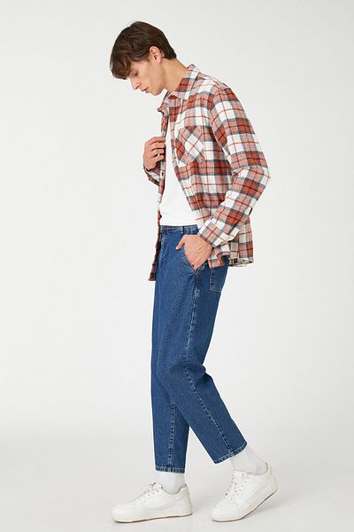 Koton Ανδρικό Medium Indigo Jeans 3WAM40131ND