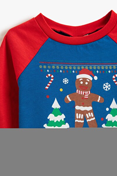 Koton Erkek Bebek Saks T-Shirt 3WMB10387TK