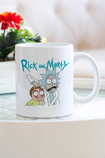 IŞILAY REKLAM Rick And Morty Porselen Kupa Bardak