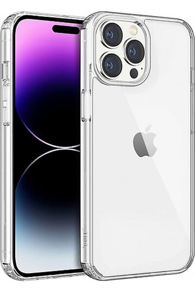 Ceptex iPhone 14 Pro Max Compatible Transparent Silicone Case