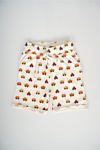 MİNİKO KİDS Erkek Bebek Bel Lastikli Cepli Pamuk Şort