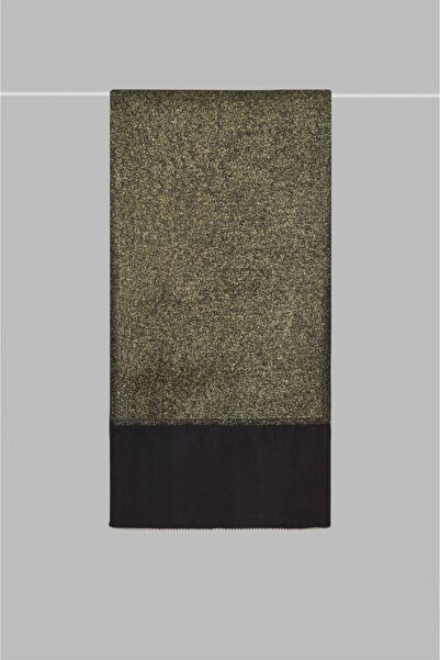 ARMANDA Ipekyolu Eşarp Ipek Karışımlı Kenarı Taşlı Tül Şal Ar3209 Gold