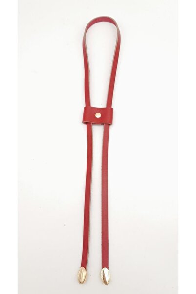 angel çanta aksesuar Crvena Real Koža vezica sa svetlozlatnim metalom