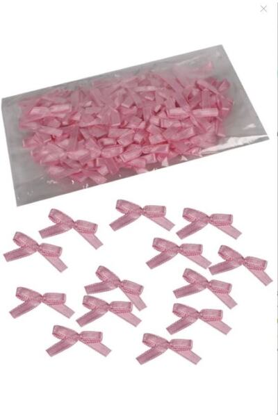 ŞEYMA SULTAN ÇEYİZ Fiyonk Süs 6 Mm 50 Adet Pembe