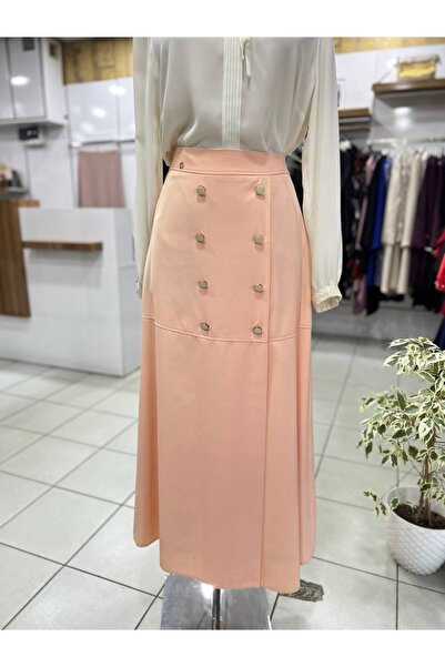 Setrms Düğme Detaylı Etek