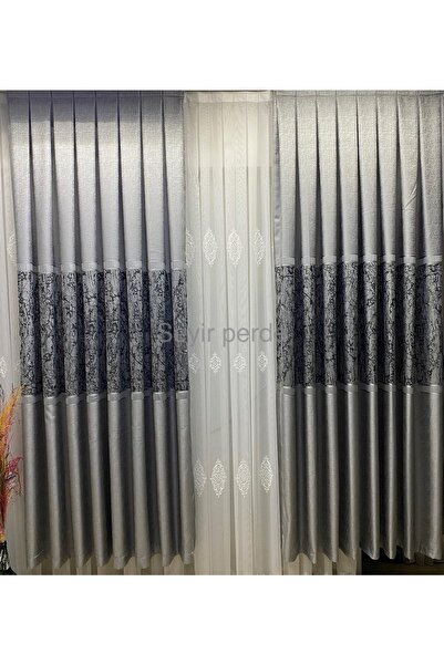 seyirstore Pano Fon Perde Tek Kanat Sık Pile Dikim