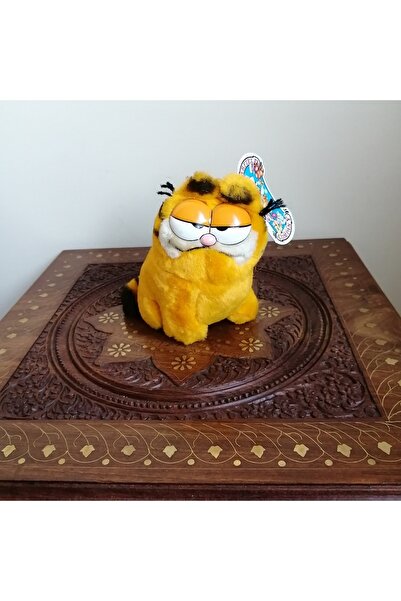 DAKIN TOYS Peluş Garfield Sarı Siyah Çizgili Kedi Asık Suratlı Yumuşak Dolgulu Oyuncak Kore Malı